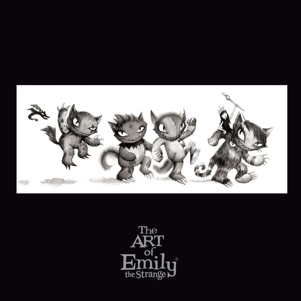 Wild Things Emily the Strange 8x20 Art Print