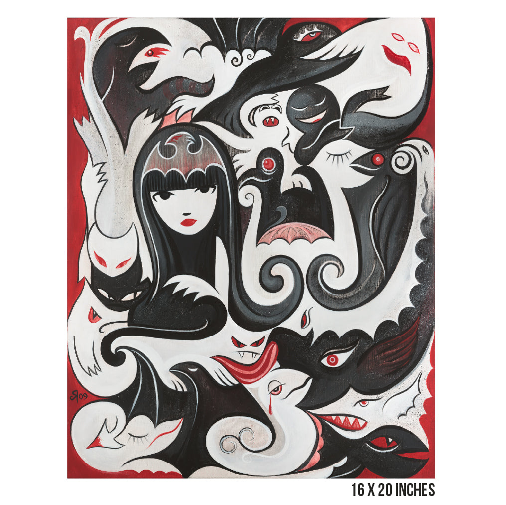 Few Of My Favorite Things 16x20 Emily The Strange Oversize Art