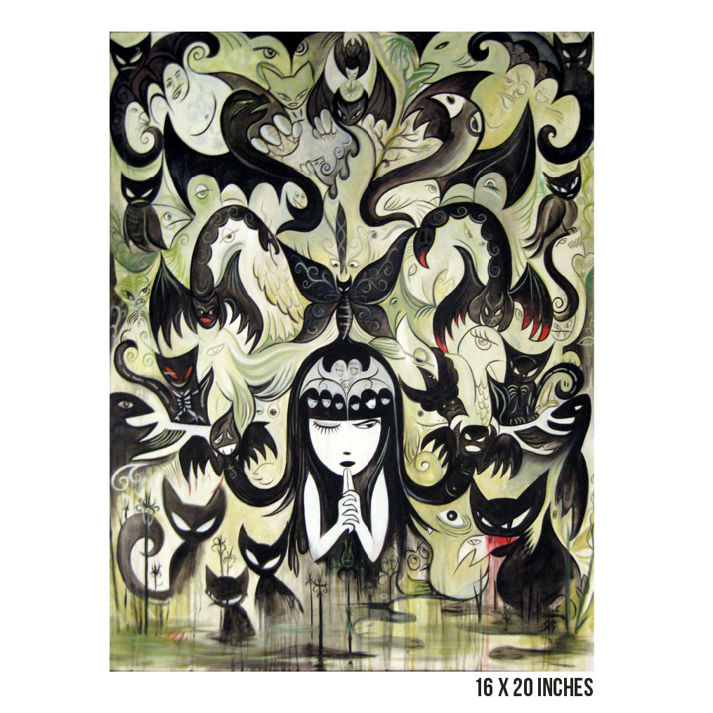 Jungle Strange 16x20 Emily The Strange Oversize Art