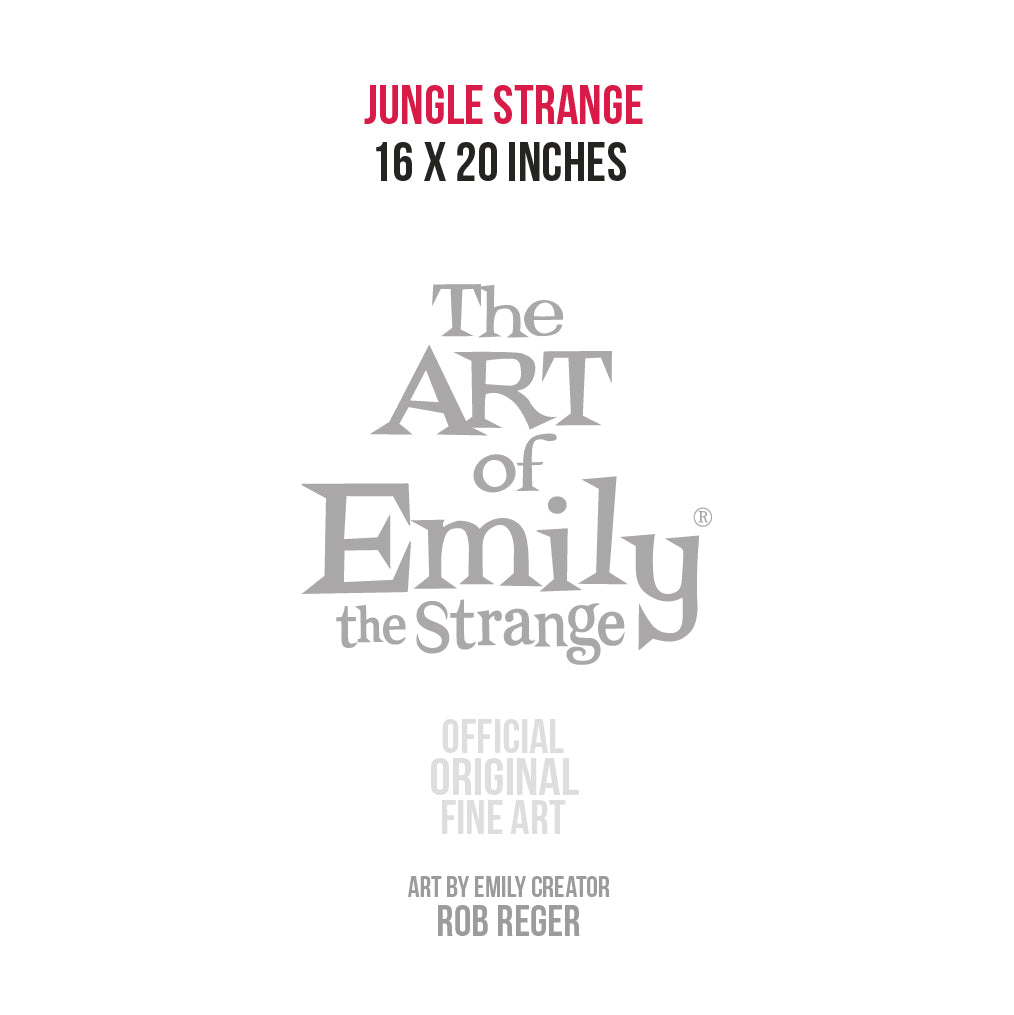 Jungle Strange 16x20 Emily The Strange Oversize Art