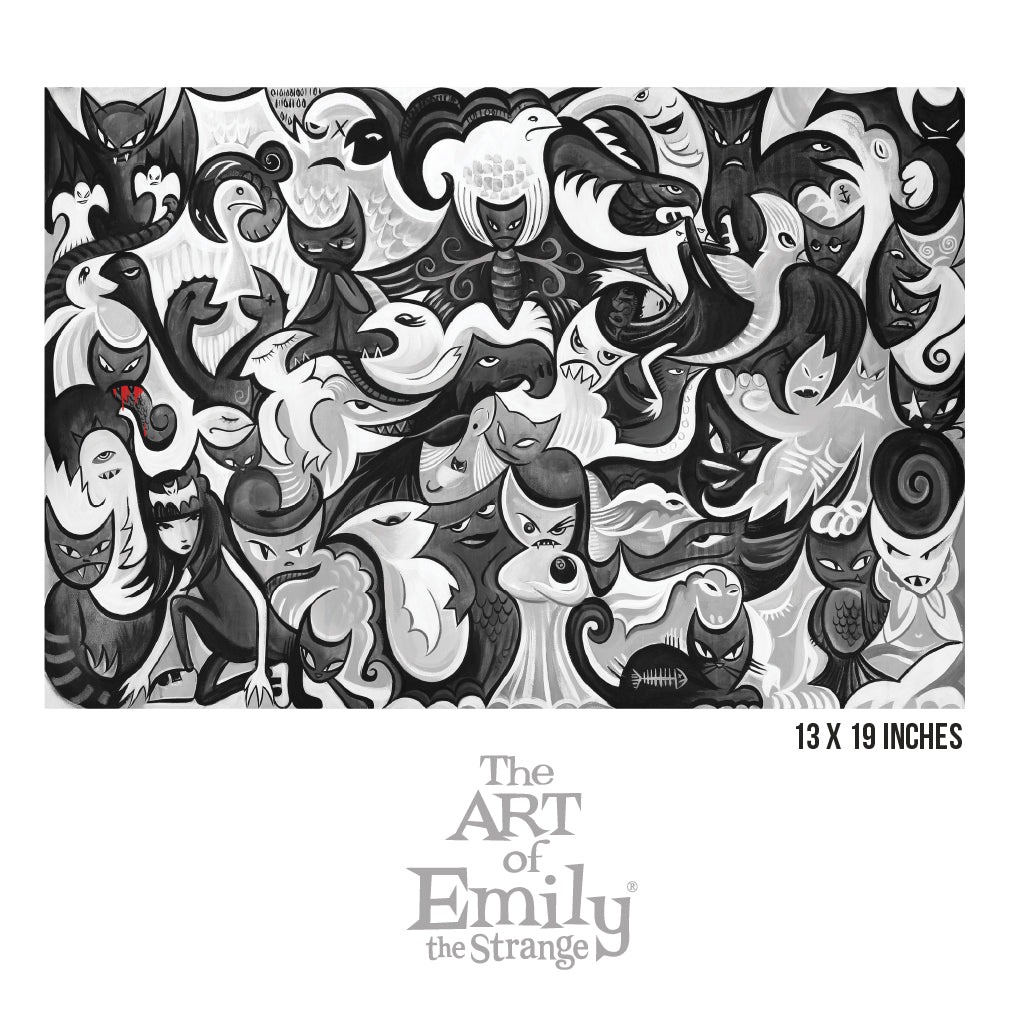 Stranger X Stranger 13x19 Emily The Strange Oversize Art