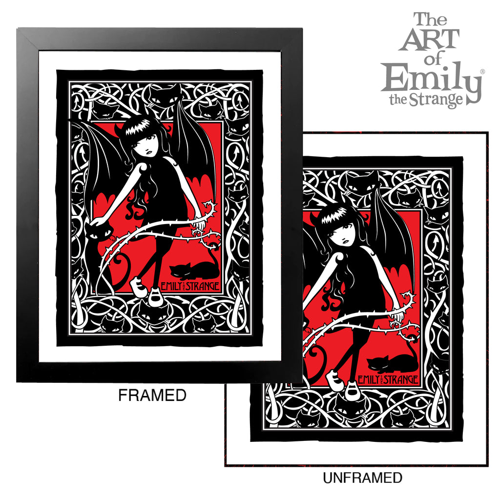 Nightwalker Emily The Strange Art Print Framed or Unframed