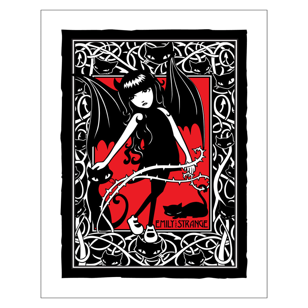 Nightwalker Emily The Strange Art Print Framed or Unframed