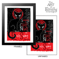 Sabbath Chat Noir Emily The Strange Art Print Framed or Unframed