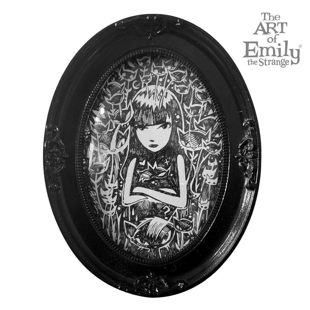 Emily Portrait Emily the Strange Original Ink Drawing