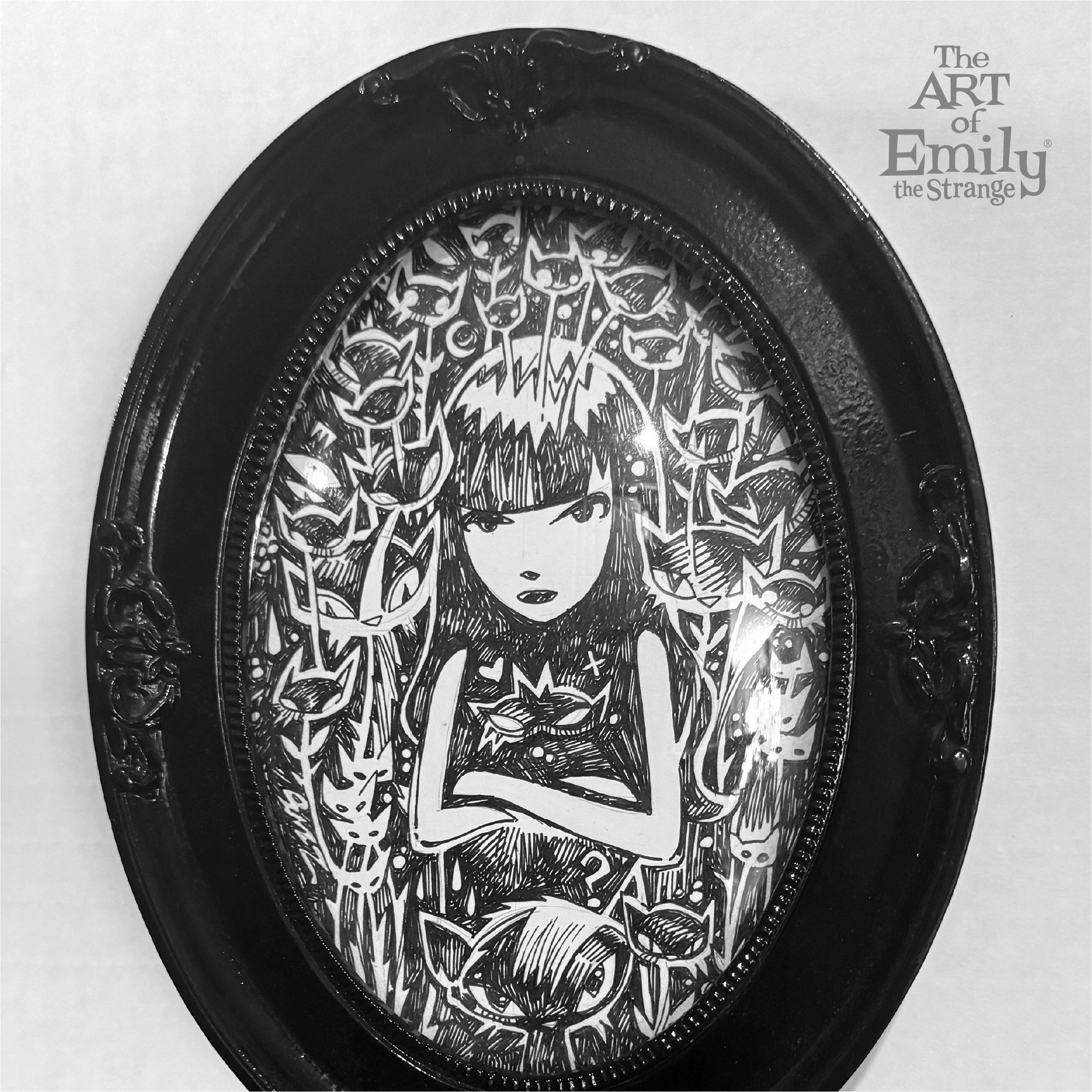 Emily Portrait Emily the Strange Original Ink Drawing