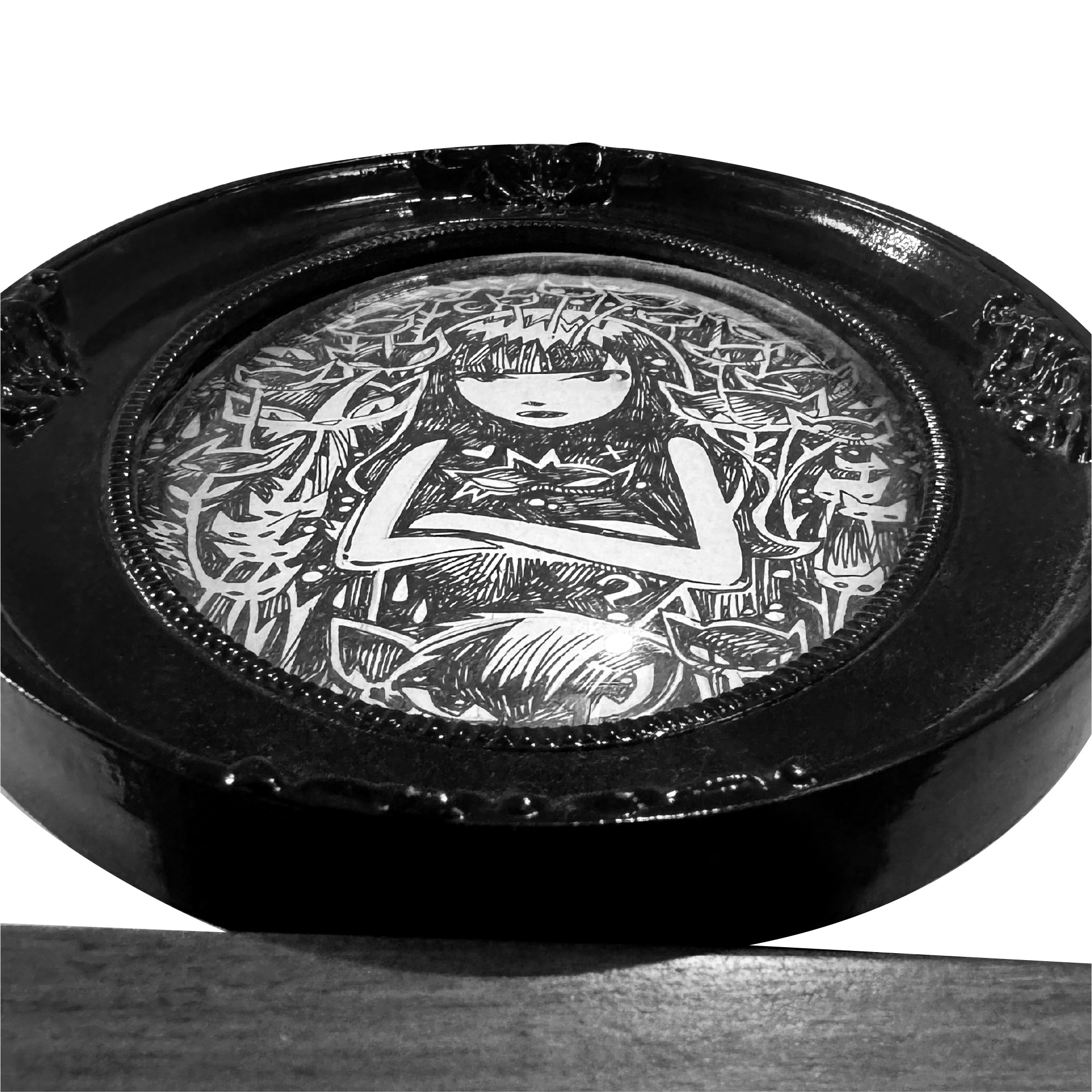 Emily Portrait Emily the Strange Original Ink Drawing