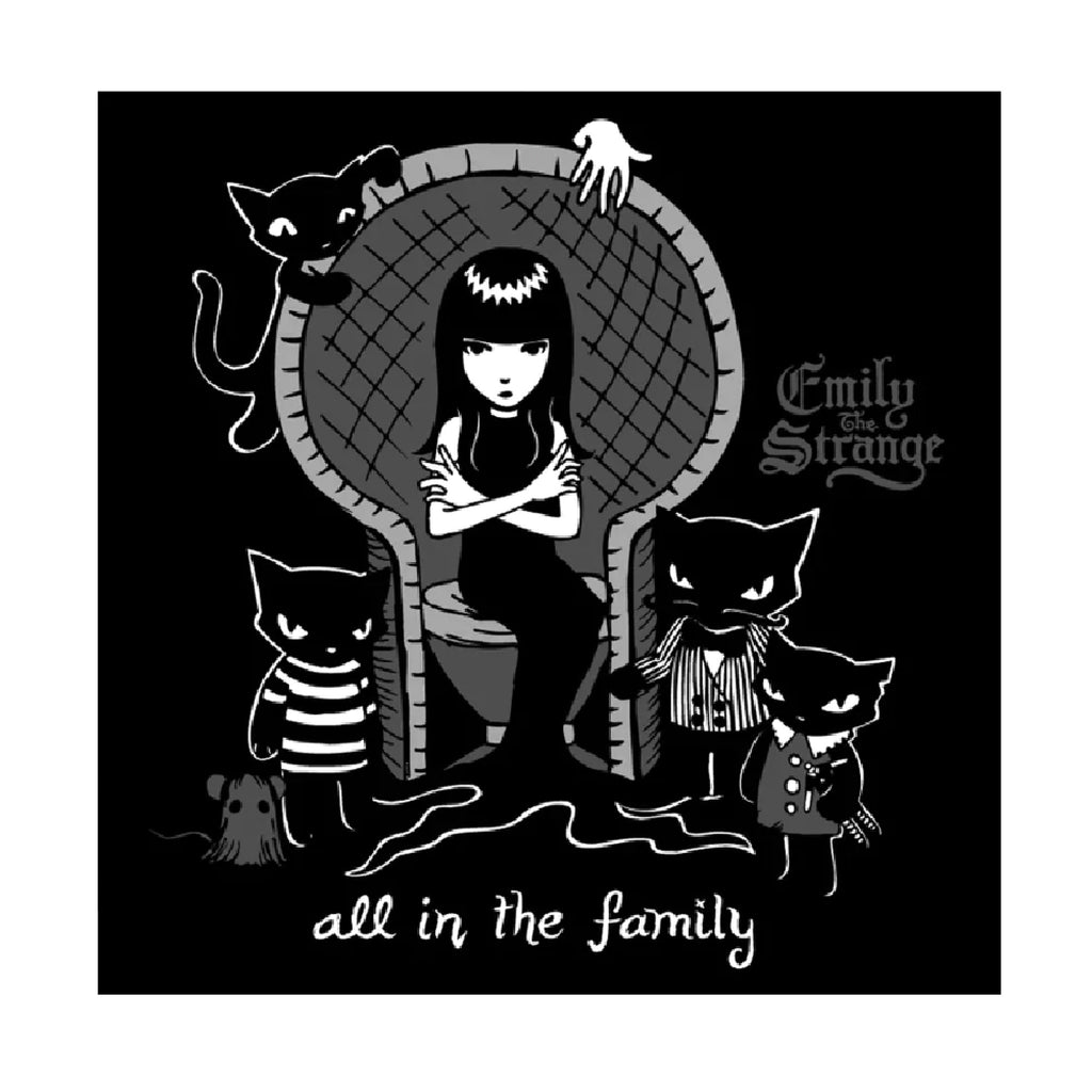 All In The Family Emily The Strange Art Print Framed or Unframed