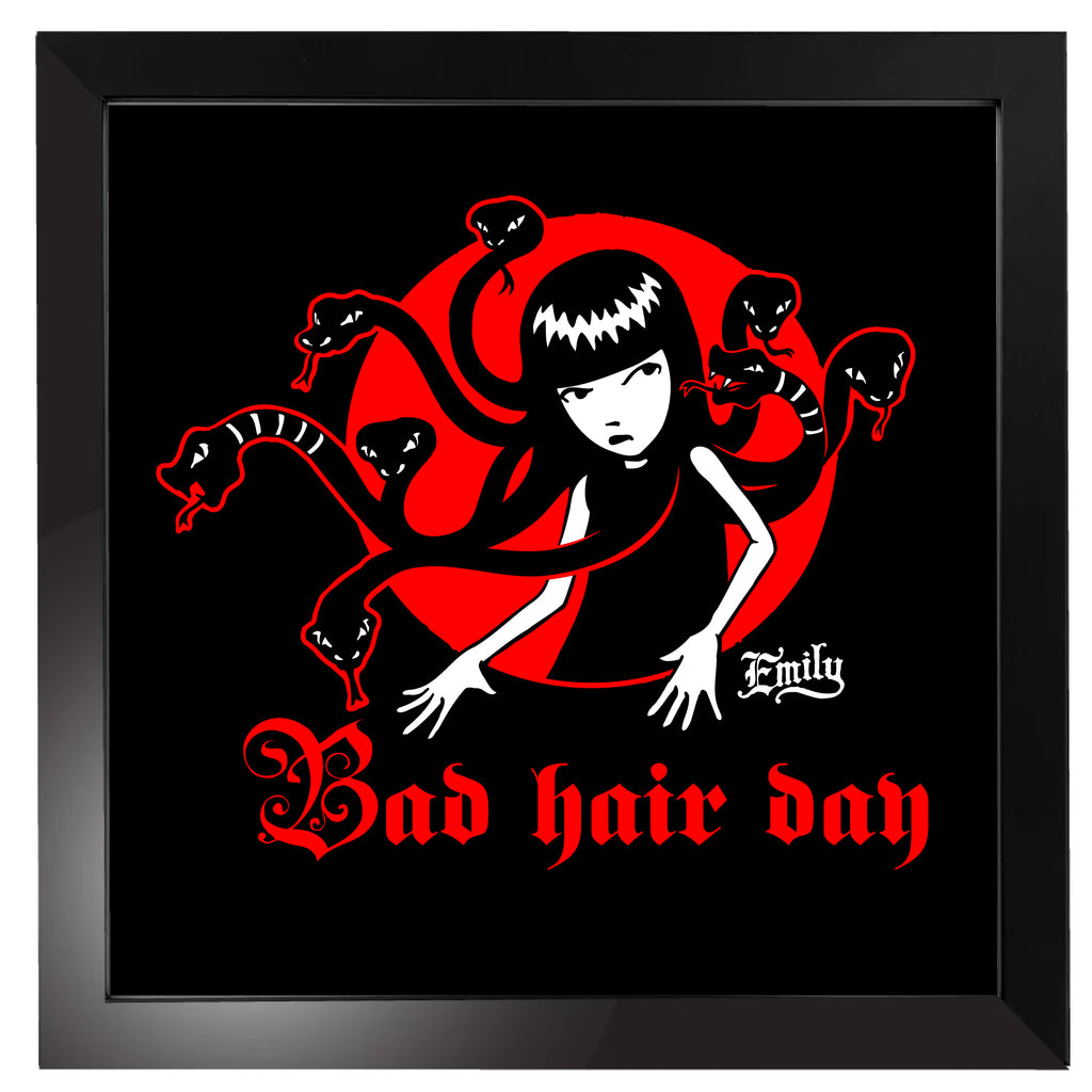 Bad Hair Day Emily The Strange Art Print Framed or Unframed