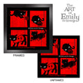 Kitties Never Change Emily The Strange Art Print Framed or Unframed