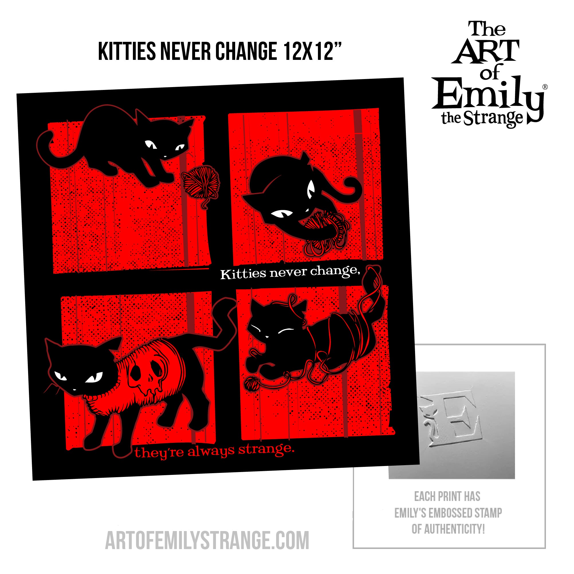 Kitties Never Change – The Art of Emily the Strange