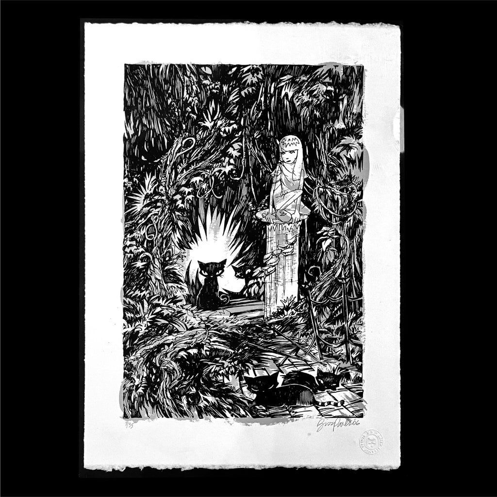 Emgraven 13th Anniversary Serigraph Emily the Strange RARE Art Print