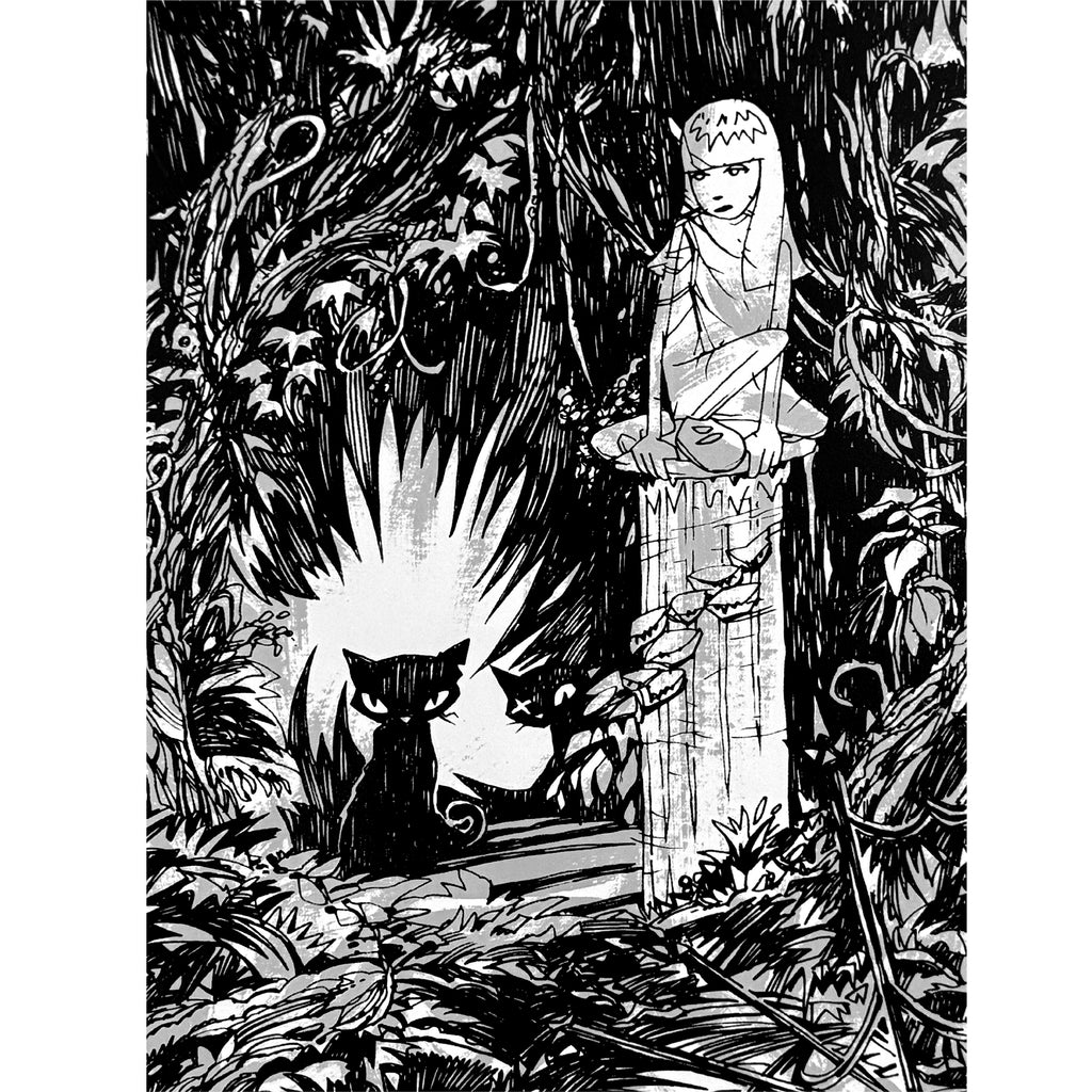 Emgraven 13th Anniversary Serigraph Emily the Strange RARE Art Print