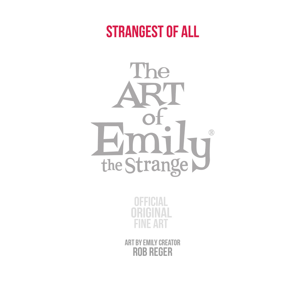 Strangest Of All Emily the Strange Original Pencil Drawing