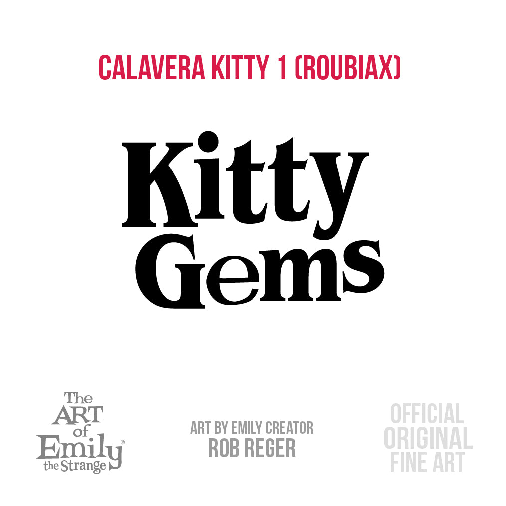 Calavera Kitty Gem 1 Roubiax Hand Cast