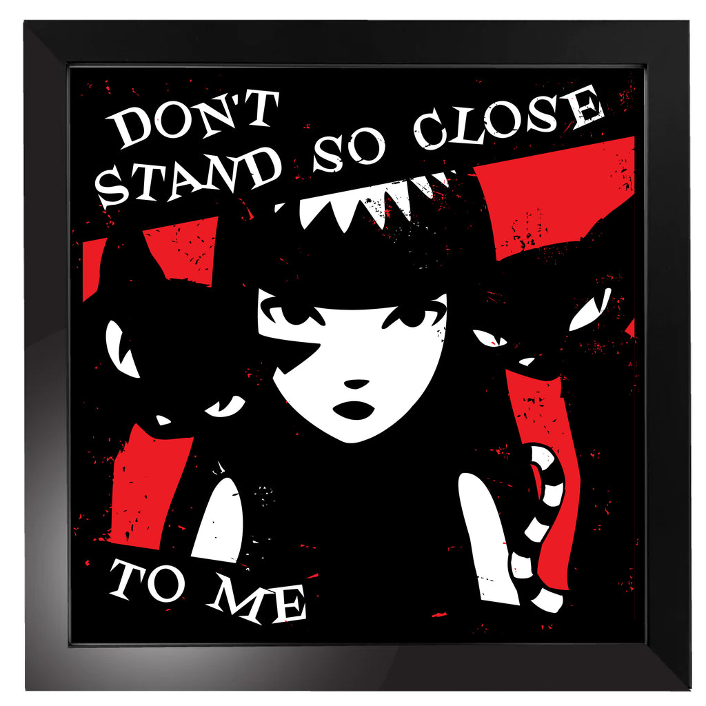 Don't Stand Emily The Strange Art Print Framed or Unframed