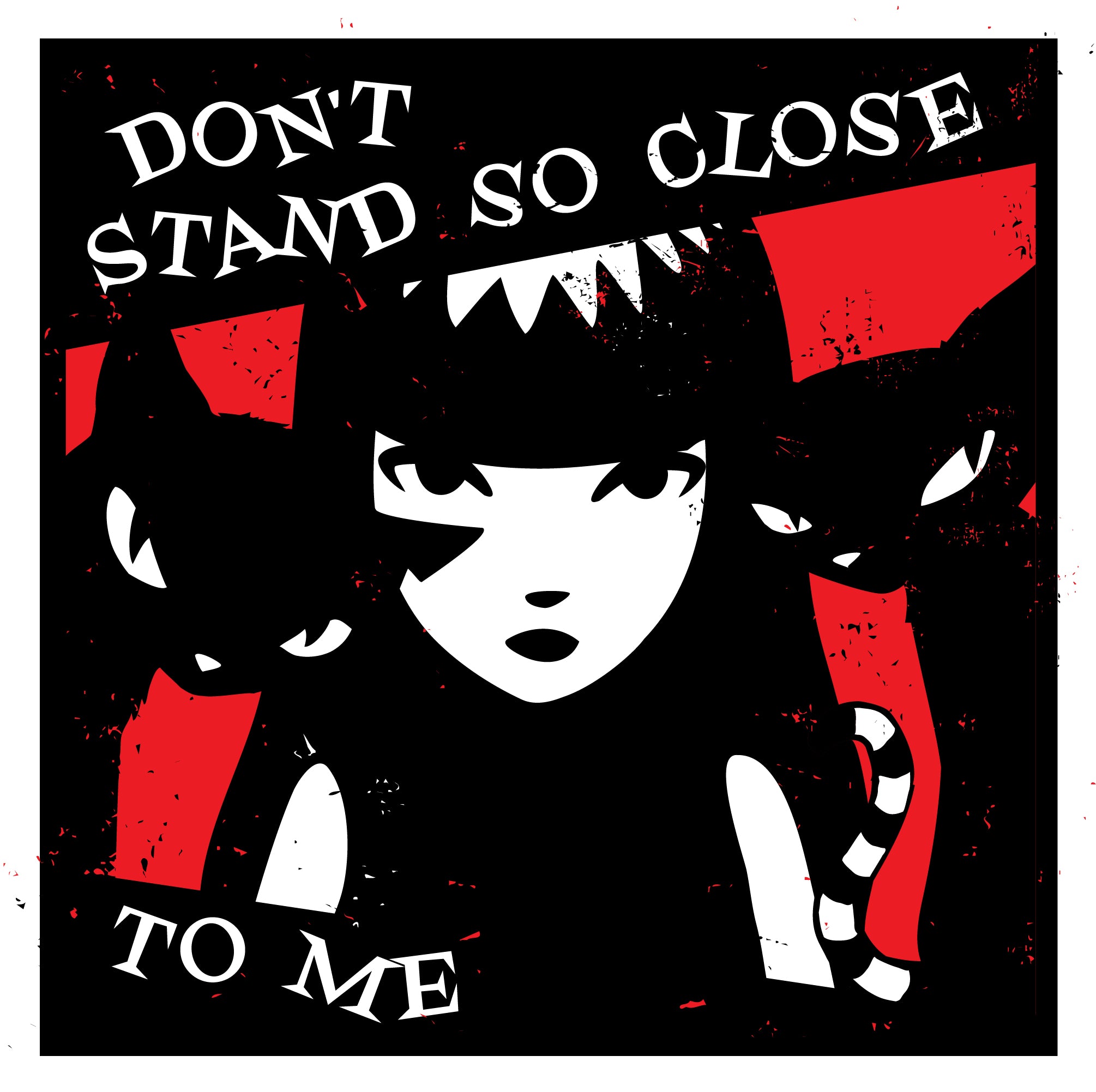 Don't Stand Emily The Strange Art Print Framed or Unframed