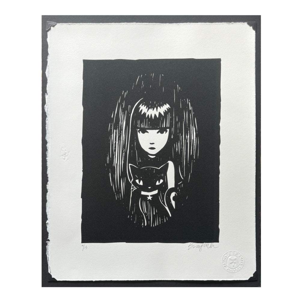 Emily Portrait 2006 Germany Book Tour Emily the Strange RARE Art Print