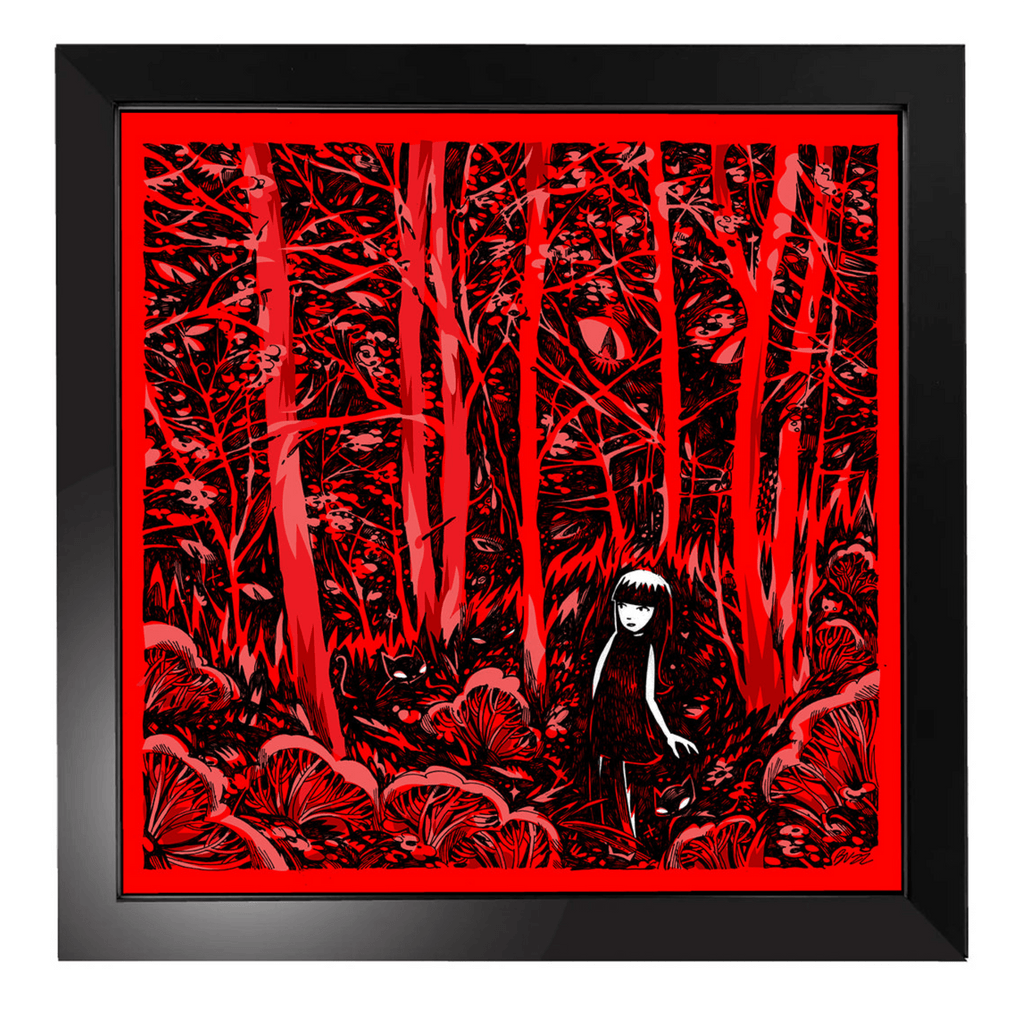 Lost In The Forest Emily The Strange Art Print Framed or Unframed