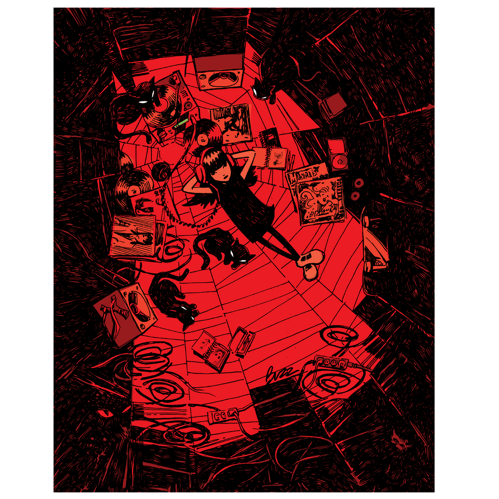 Bedroom Floor Again Art Print Framed or Unframed