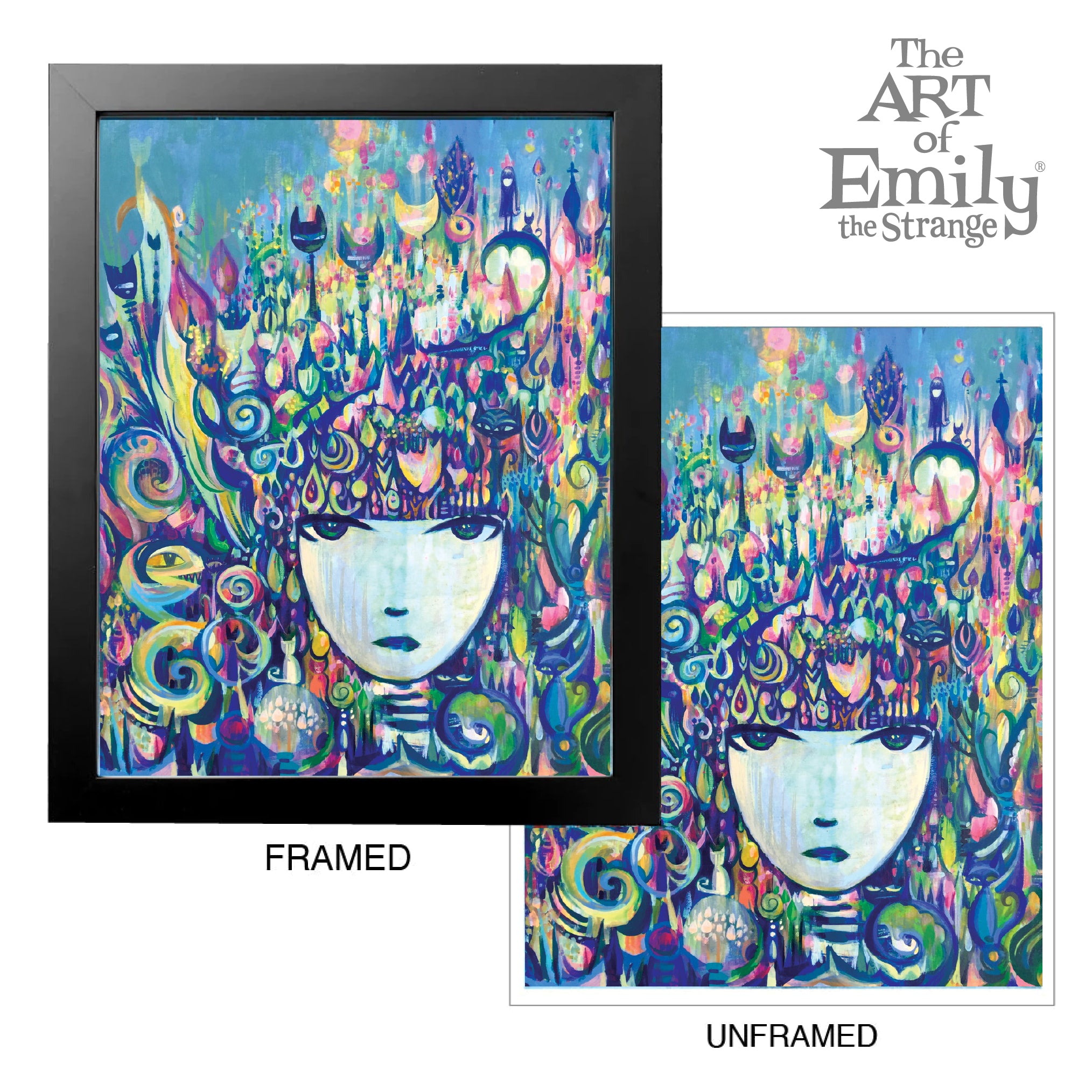 Strange Garden Emily The Strange Art Print Framed or Unframed