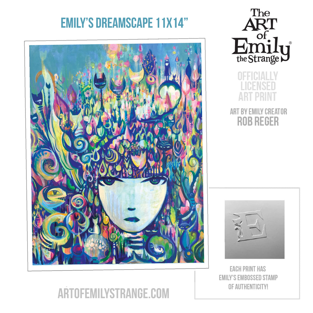 Strange Garden Emily The Strange Art Print Framed or Unframed
