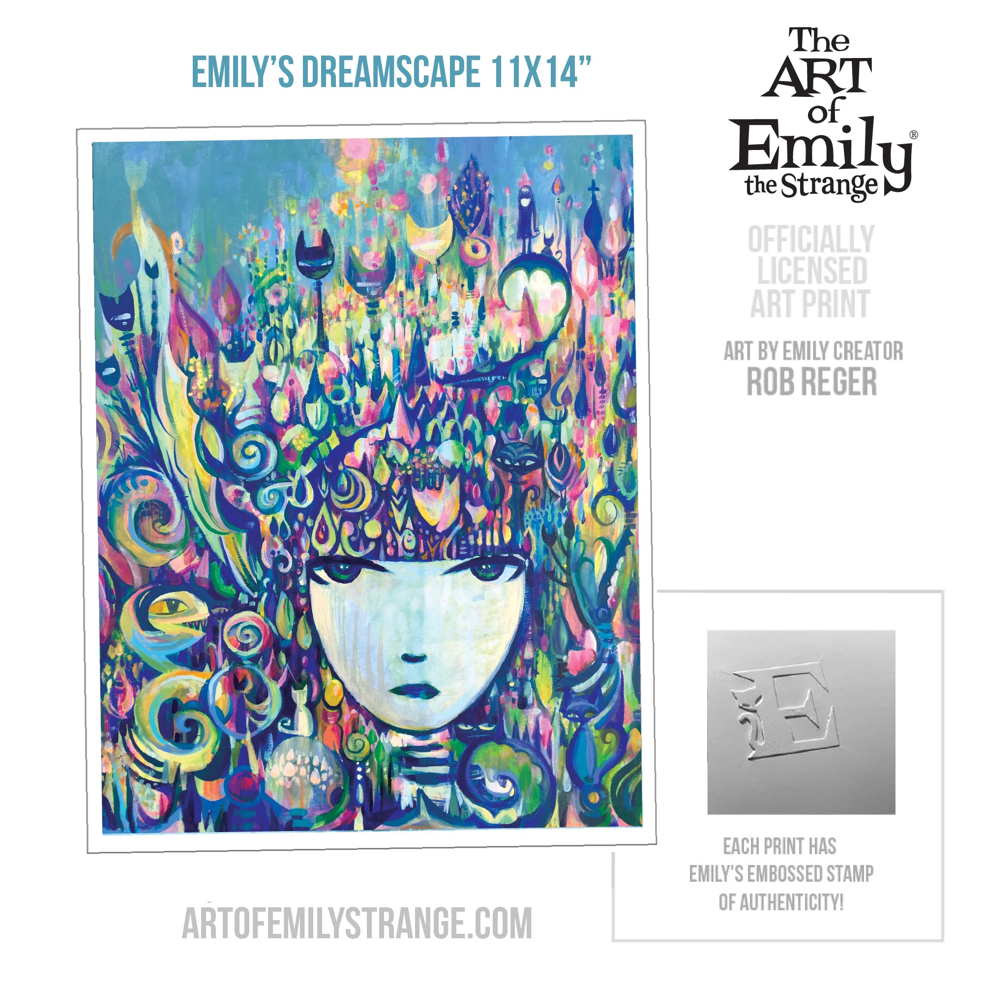 Strange Garden Emily The Strange Art Print Framed or Unframed