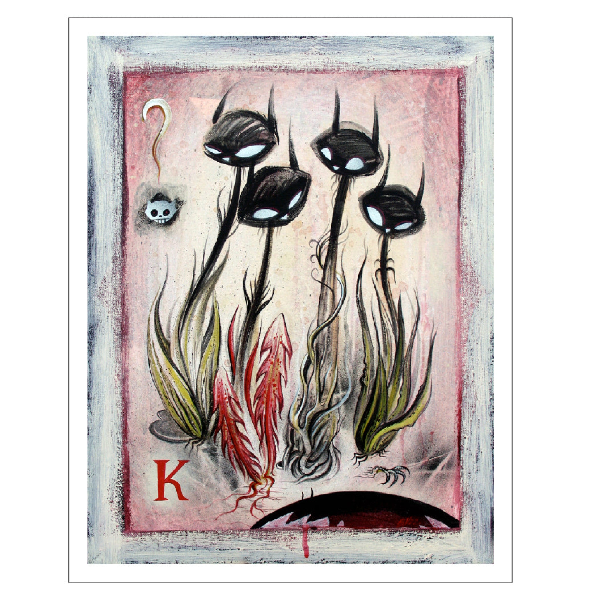 Kitticus Doominus Art Print Framed or Unframed