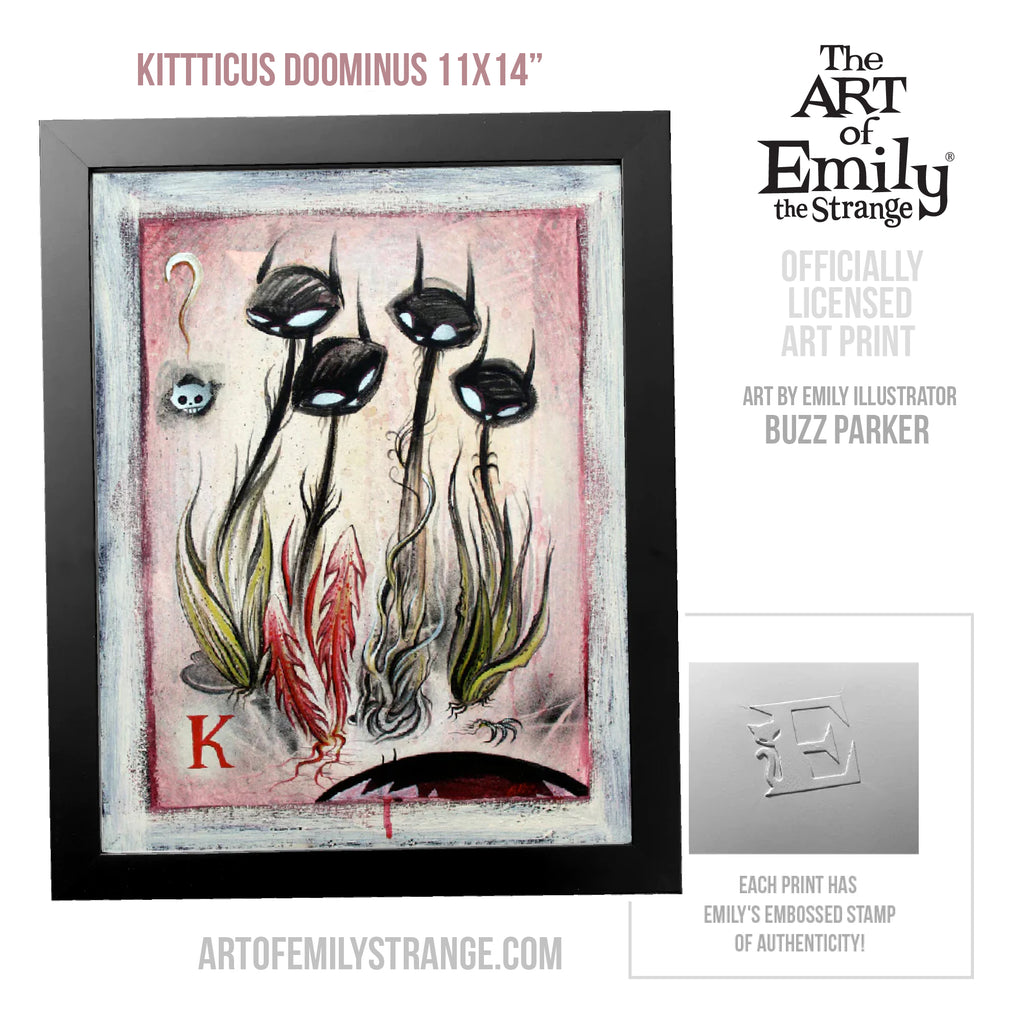 Kitticus Doominus Art Print Framed or Unframed