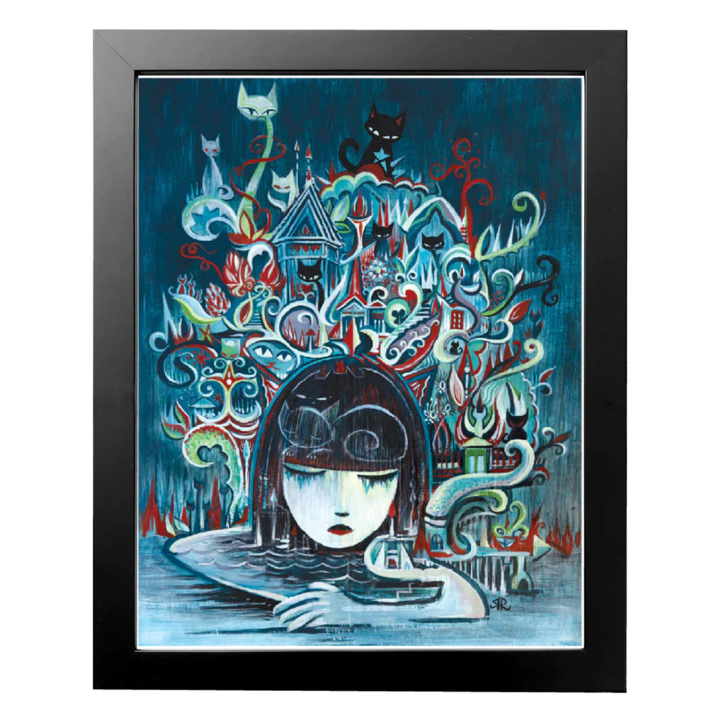 Emily's Dreamscape Emily The Strange Art Print Framed or Unframed