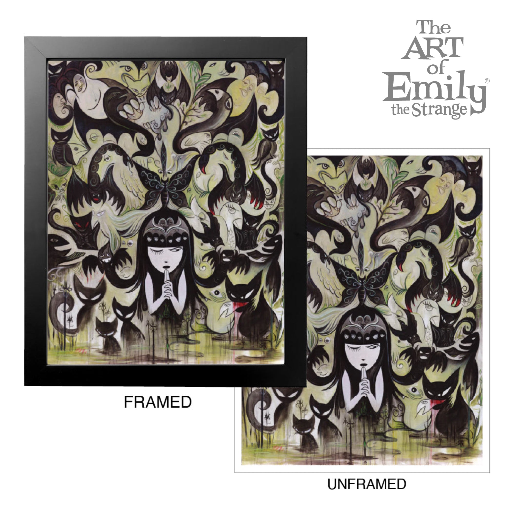 Jungle Strange Emily The Strange Art Print Framed or Unframed