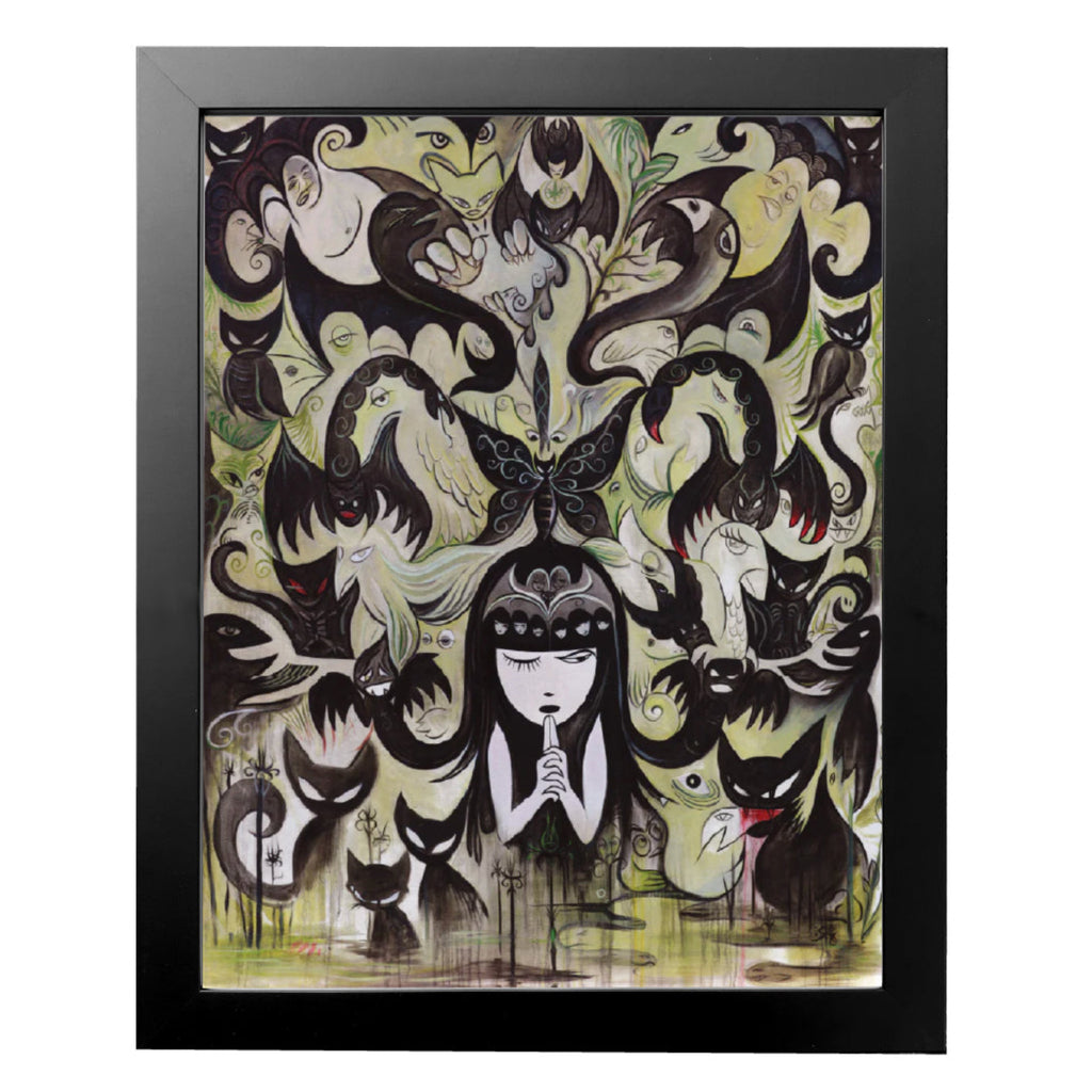 Jungle Strange Emily The Strange Art Print Framed or Unframed