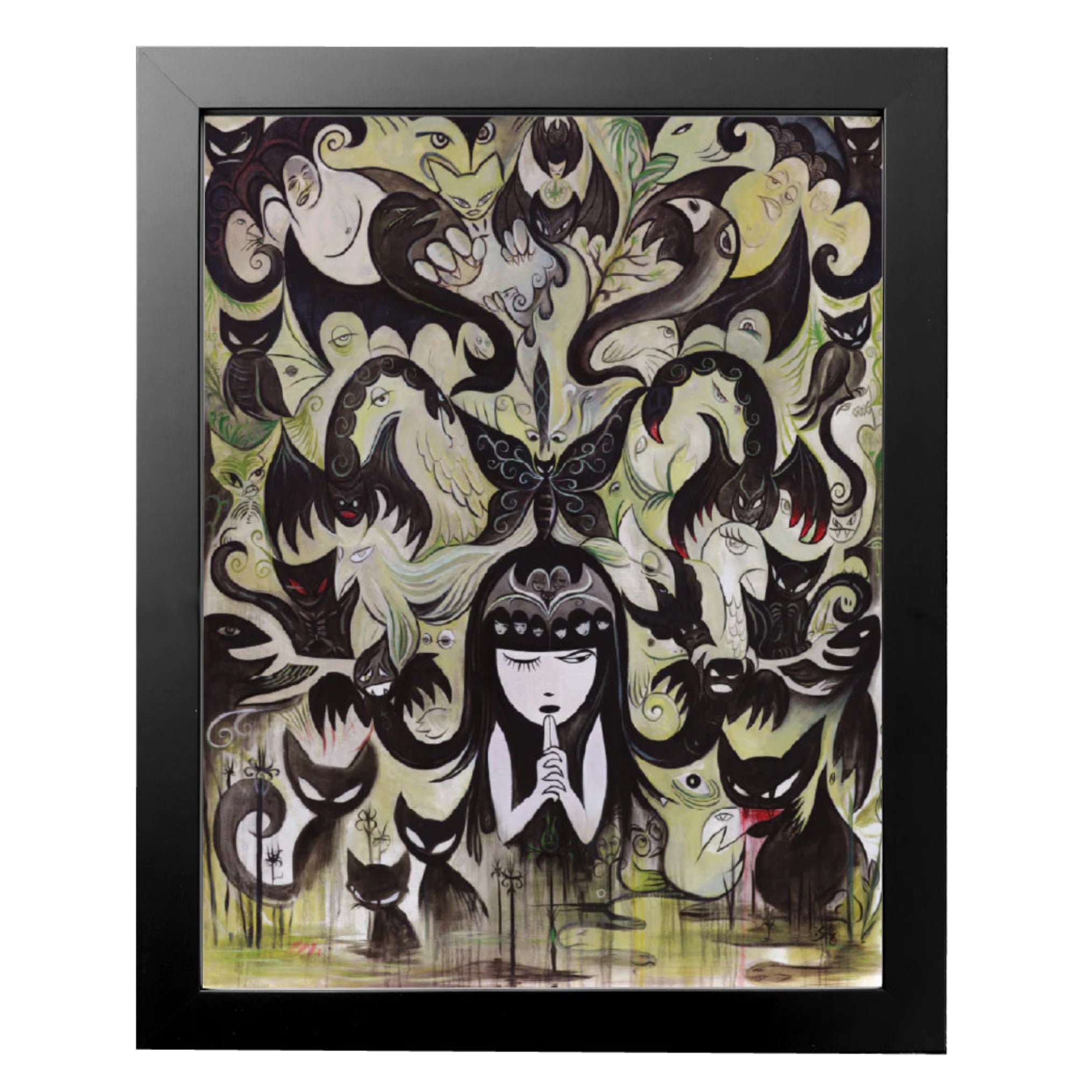 Jungle Strange Emily The Strange Art Print Framed or Unframed
