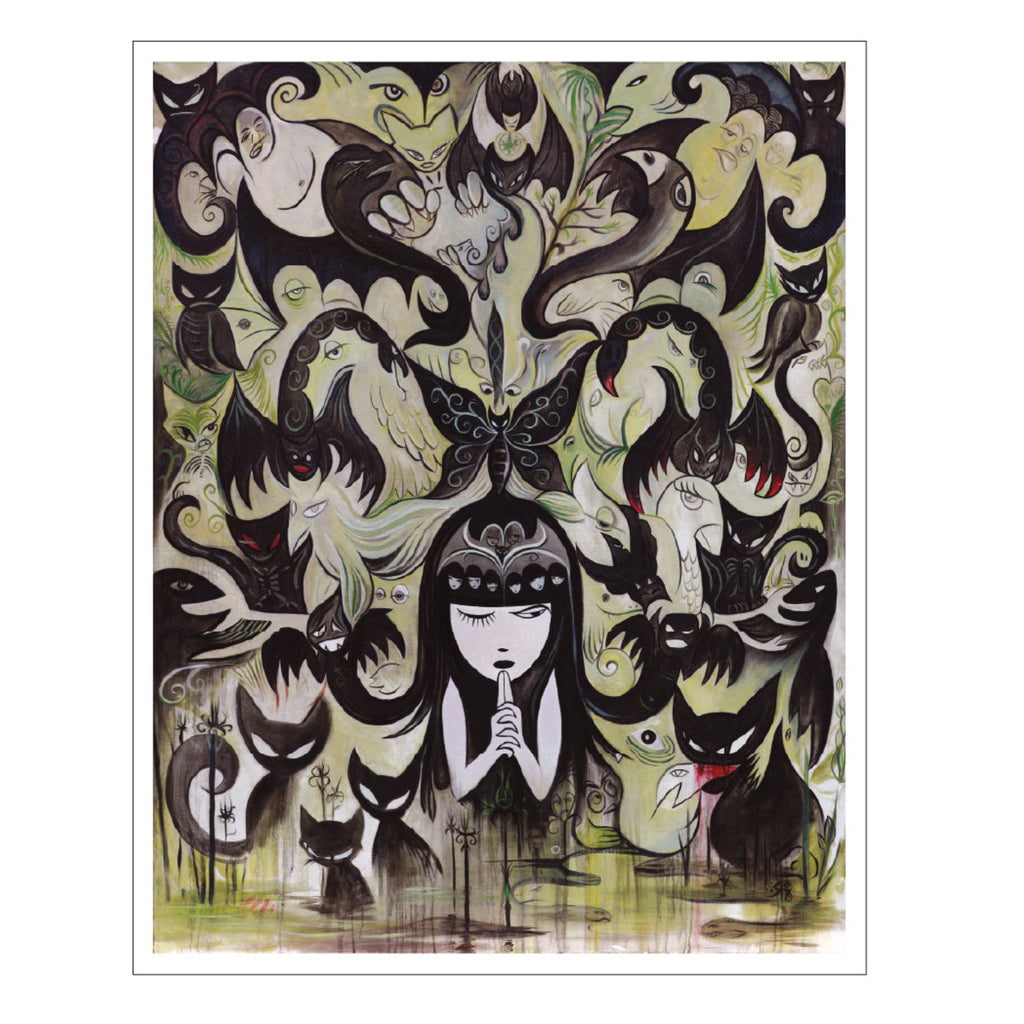 Jungle Strange Emily The Strange Art Print Framed or Unframed