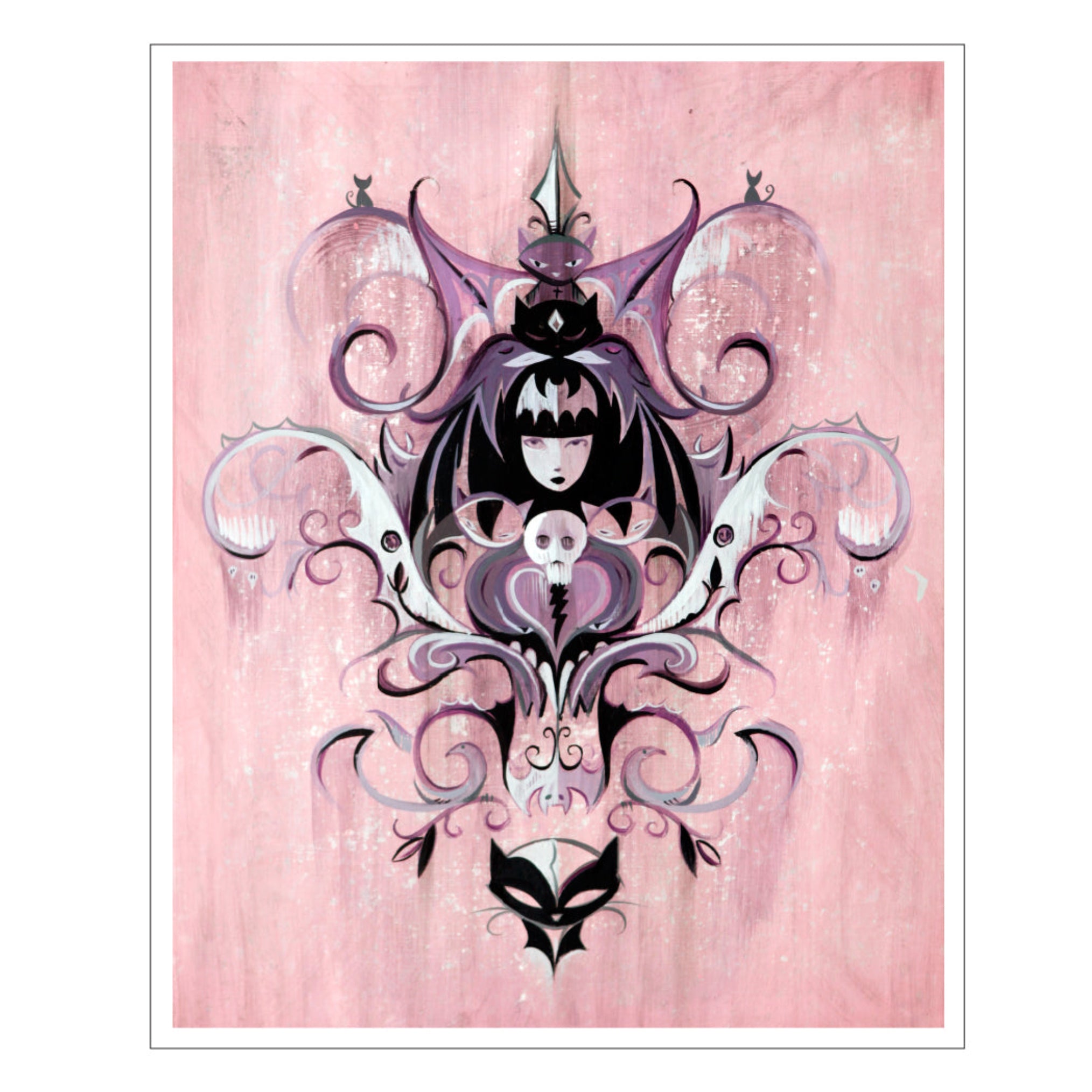 Power of Strange Emily The Strange Art Print Framed or Unframed