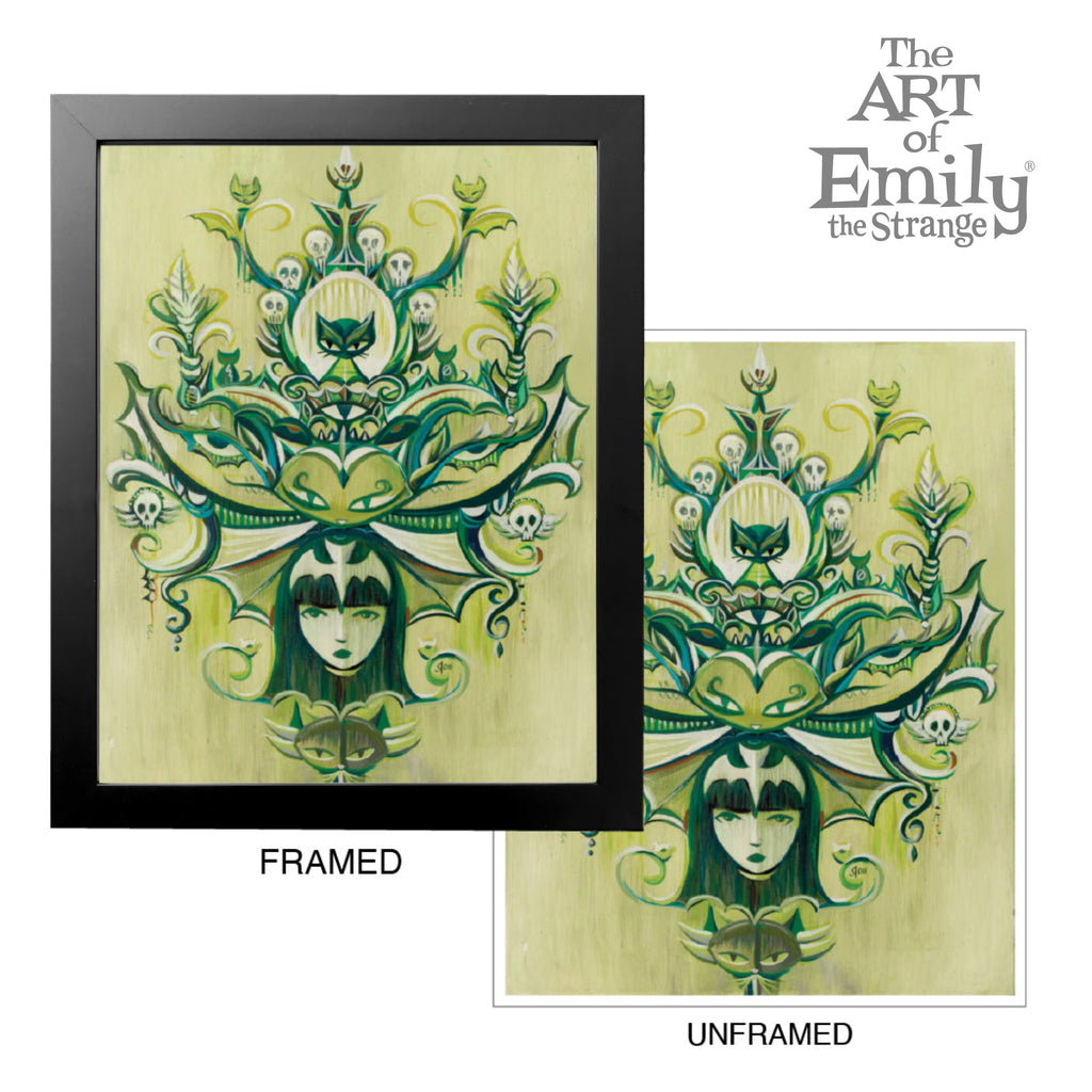 Wizard Of Odd Emily The Strange Art Print Framed or Unframed