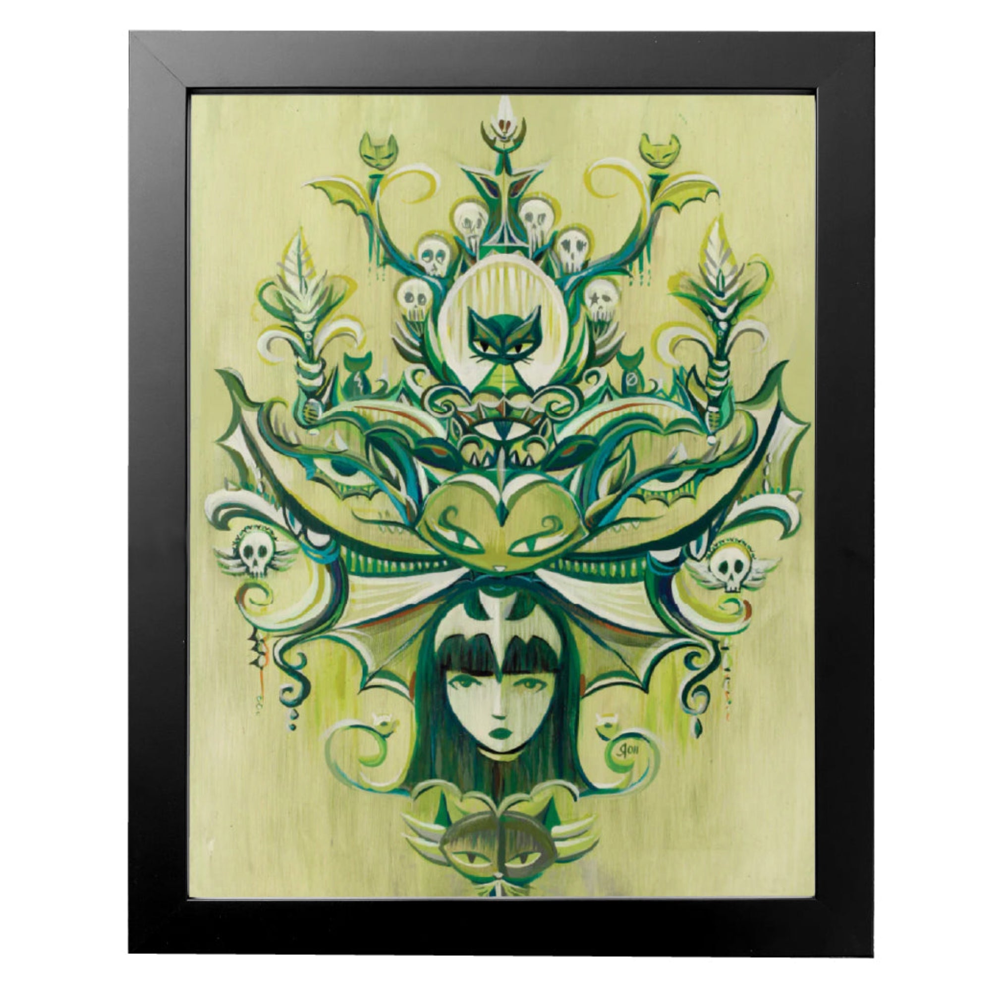 Wizard Of Odd Emily The Strange Art Print Framed or Unframed