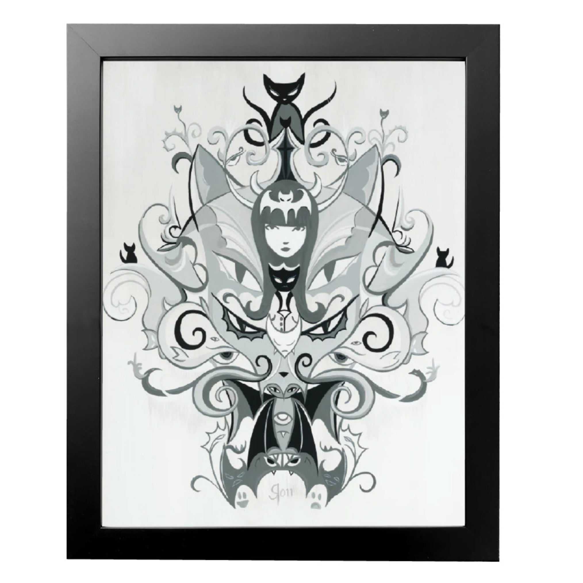 Strange Basts 11X14 Emily The Strange Art Print Framed or Unframed