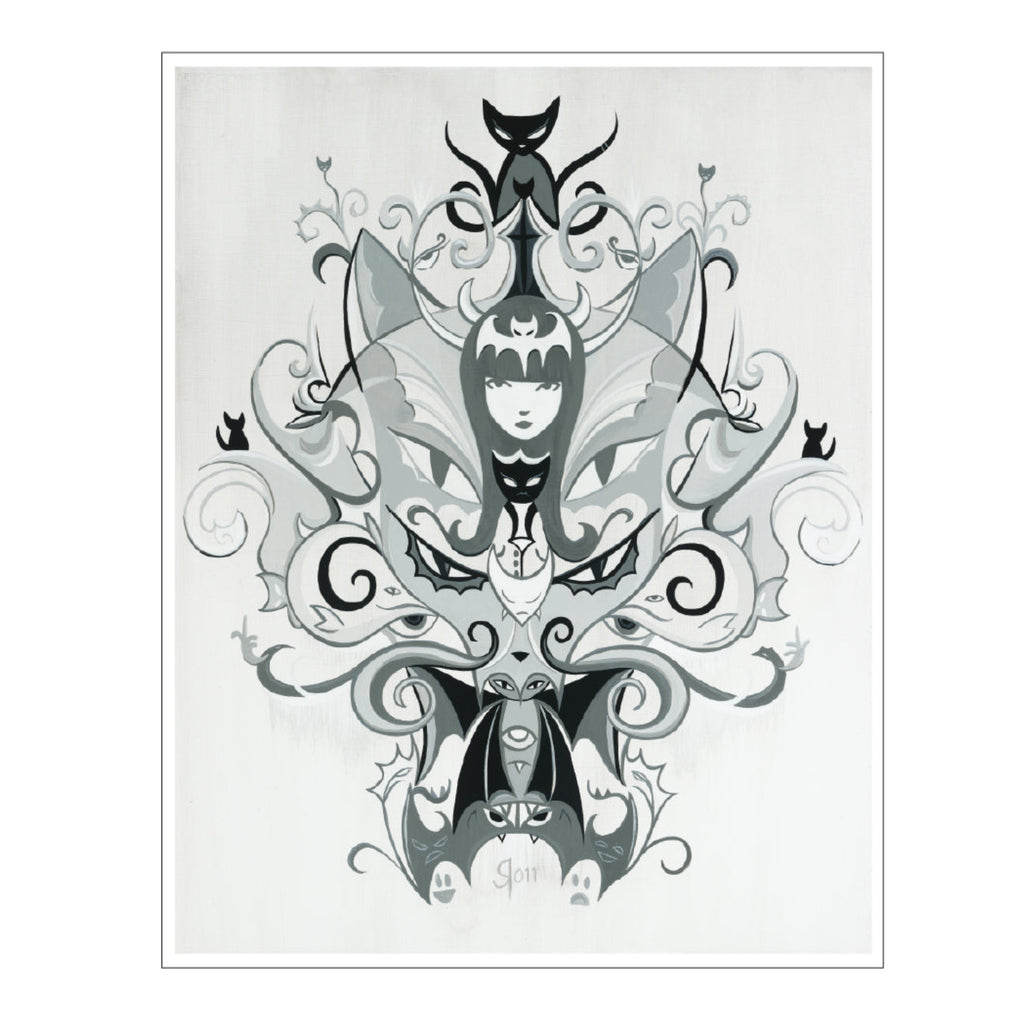 Strange Basts 11X14 Emily The Strange Art Print Framed or Unframed