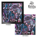 Cat Menagerie 12X12 Emily The Strange Art Print Framed or Unframed