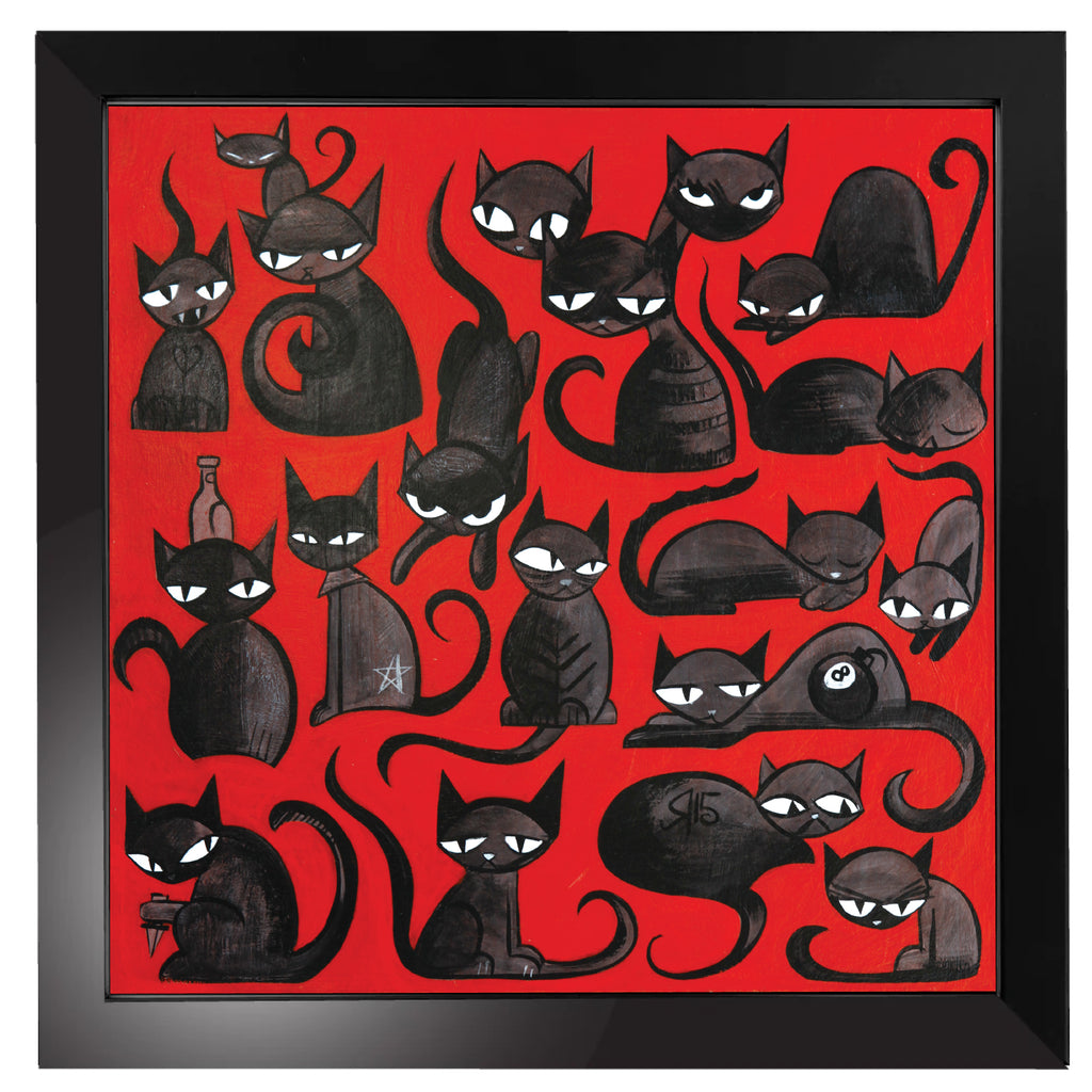 Kitty Collective 19 Emily The Strange Art Print Framed or Unframed