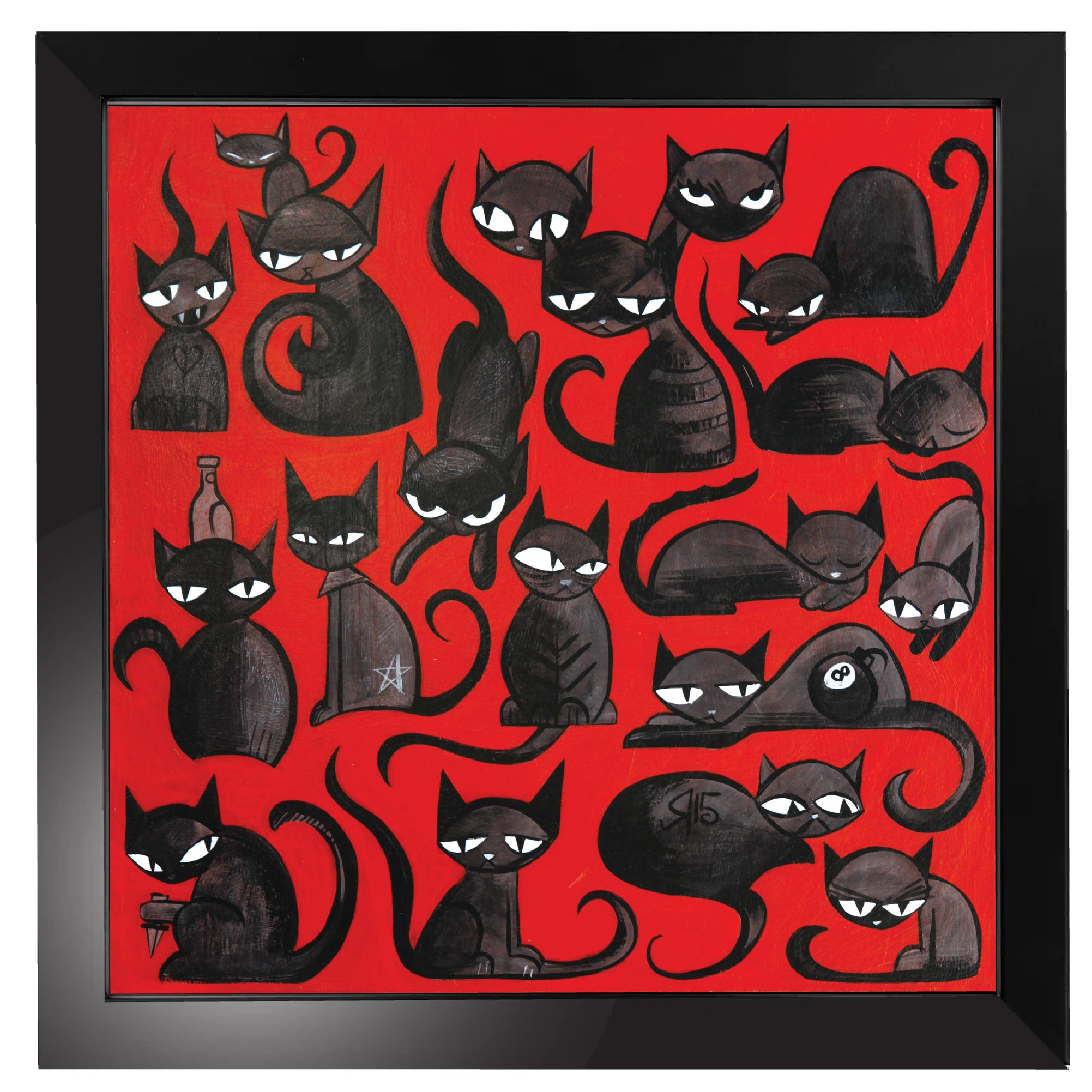 Kitty Collective 19 Emily The Strange Art Print Framed or Unframed