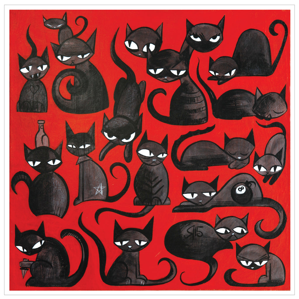 Kitty Collective 19 Emily The Strange Art Print Framed or Unframed