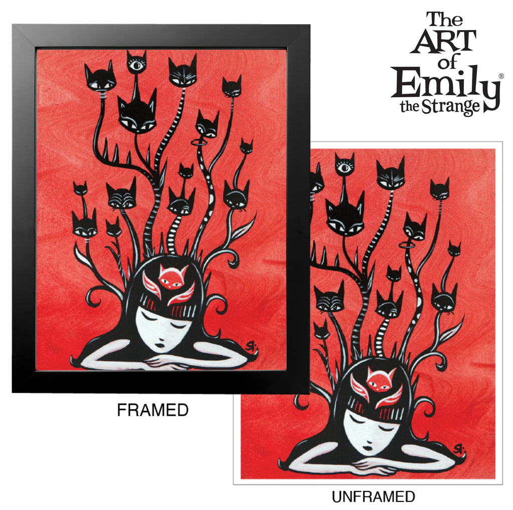 Grow Your Own Emily The Strange Art Print Framed or Unframed
