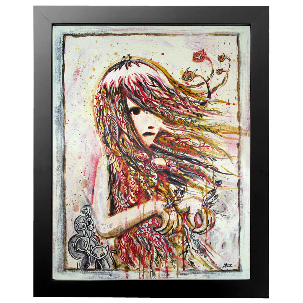 Garden Zombie 11X14 Emily The Strange Art Print Framed or Unframed