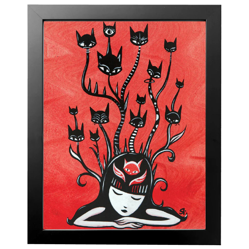 Grow Your Own Emily The Strange Art Print Framed or Unframed