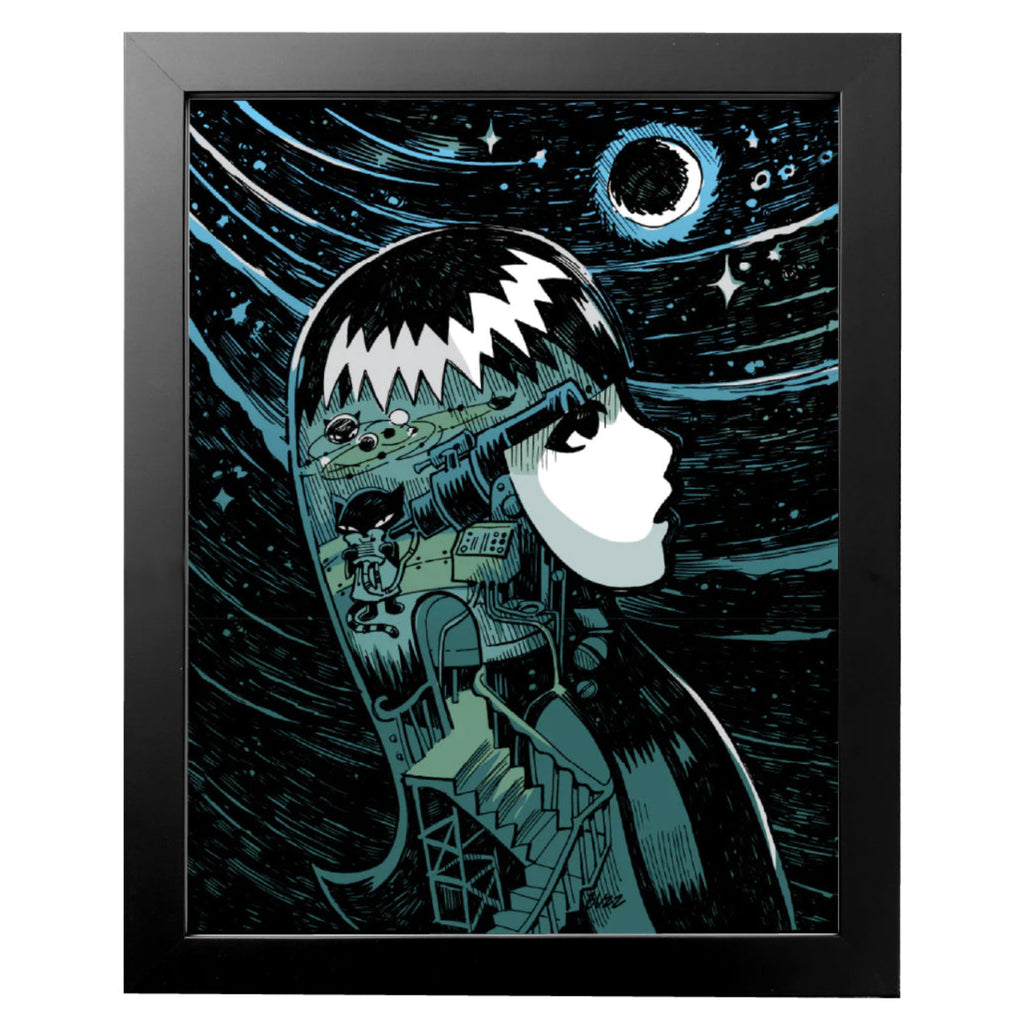 Stargazer Emily The Strange Art Print Framed or Unframed