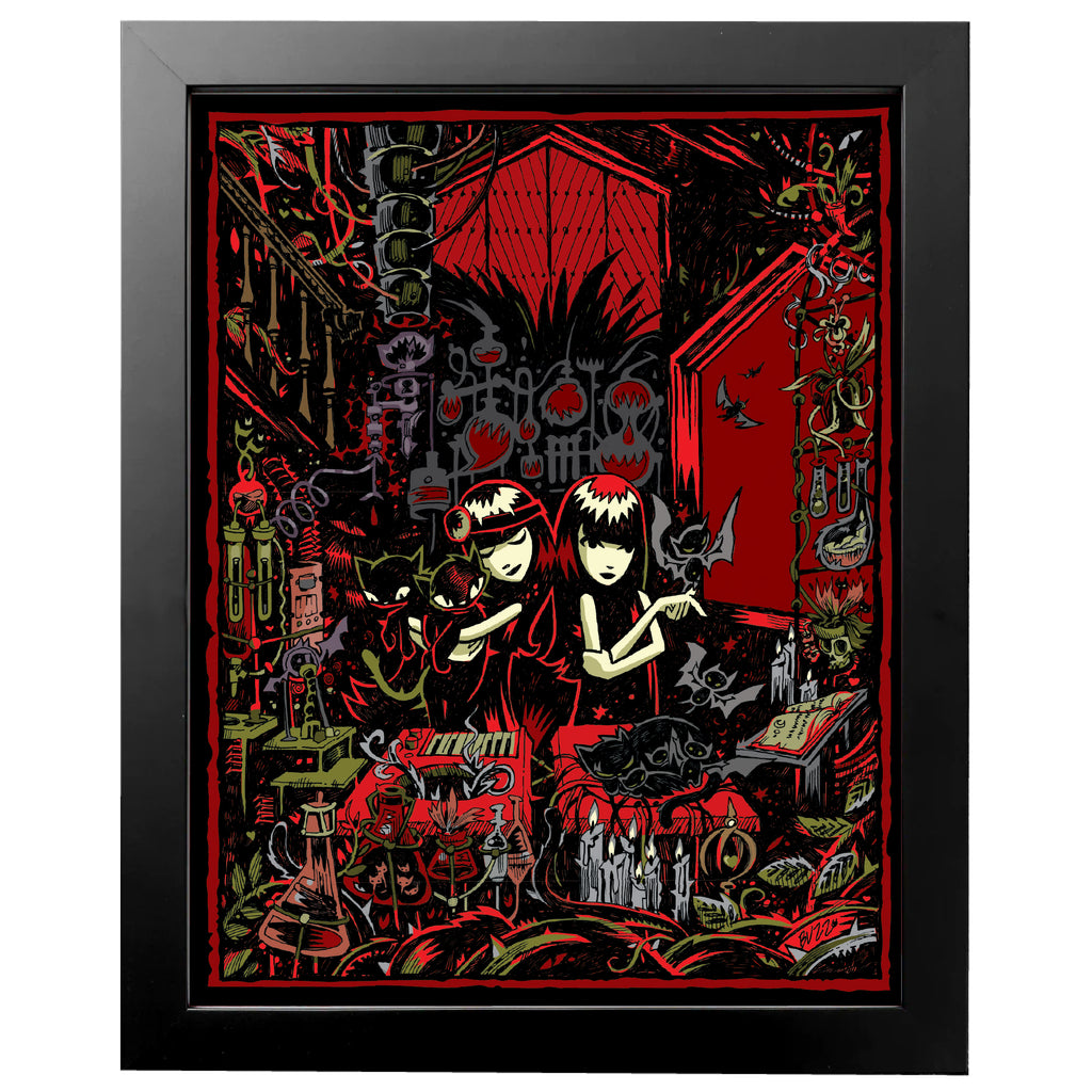 Late Night Mind Lab 11X14 Emily The Strange Art Print Framed or Unframed