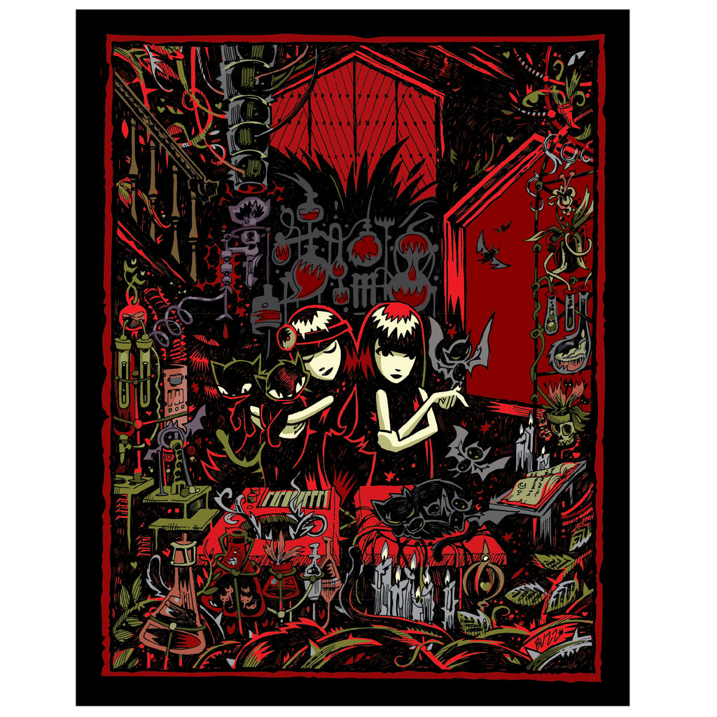 Late Night Mind Lab 11X14 Emily The Strange Art Print Framed or Unframed